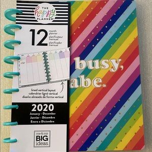 Classic Happy Planner 2020 “get busy, babe”